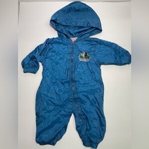 Vintage Jump Ball Club By Mighty-Mac Embroidered Minnesota Timberwolves Windsuit